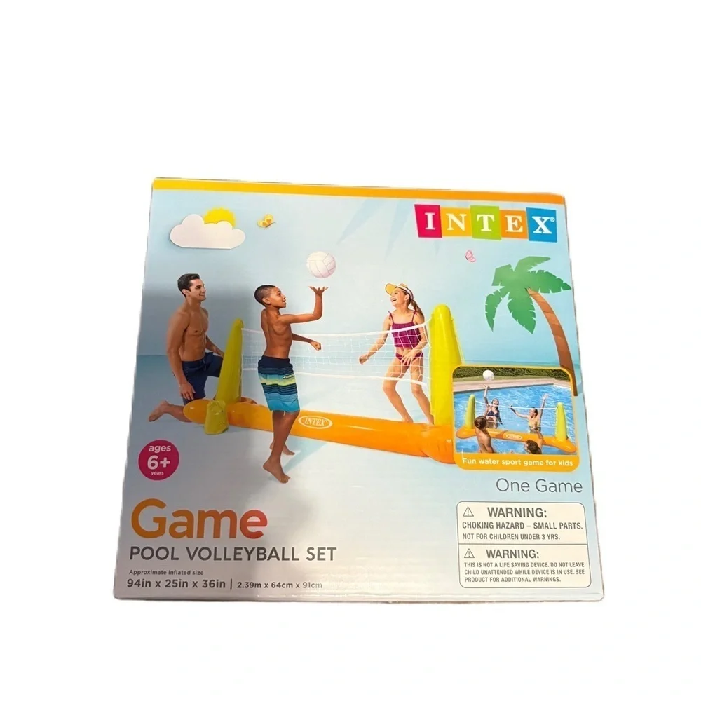 Pool Volleyball Set for Kids Intex 56508EP Game NEW